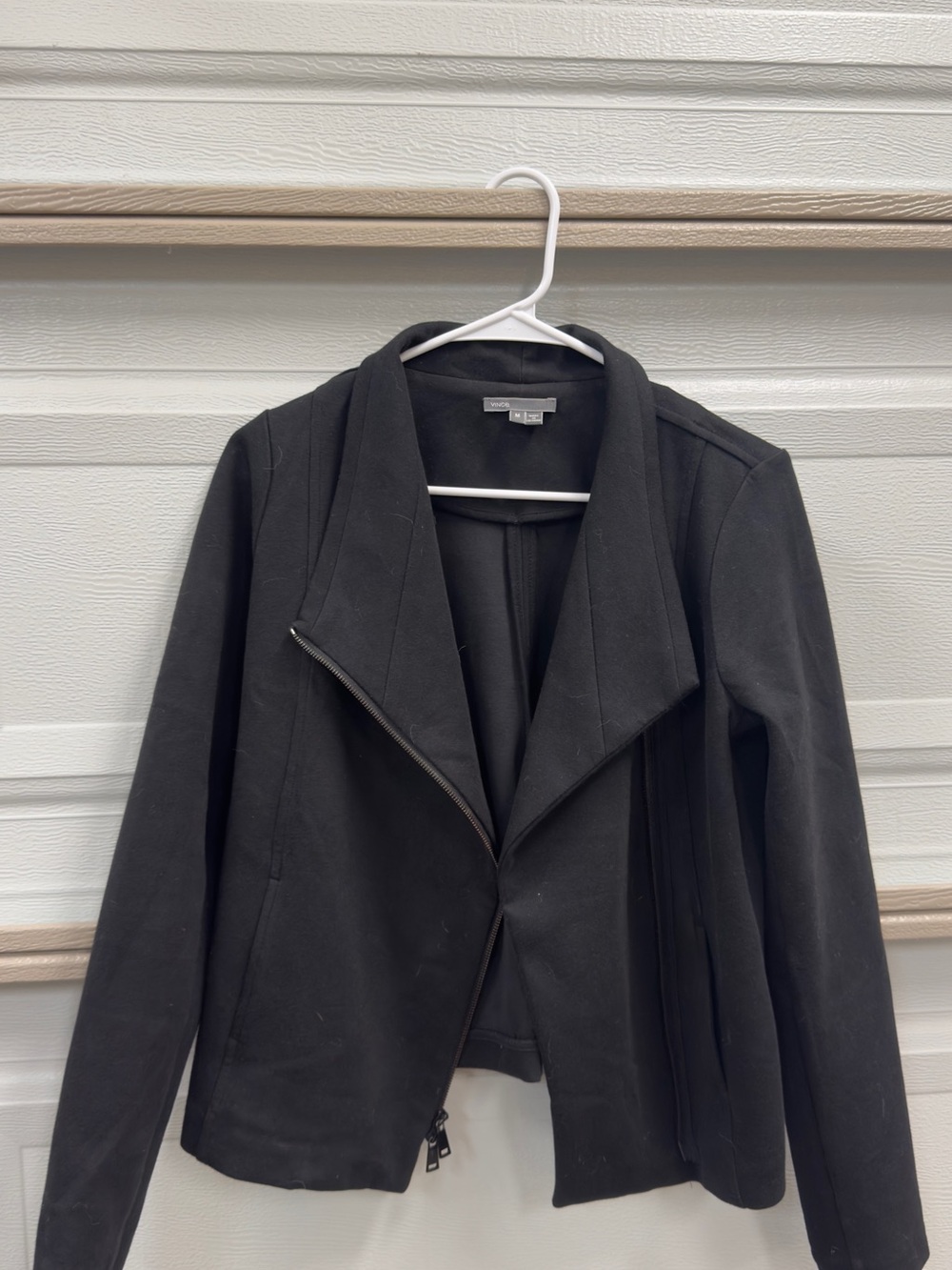Vince Asymmetric Zip Blazer - Picture 1 of 4